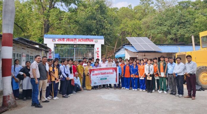 राप्ती सोनारीमा अध्यक्षले गरे विद्यार्थीसँग प्रत्यक्ष संवाद