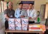 एनएमबी बैंकद्वारा बन्जारे गाउँ माविलाई फ्यान र बाेर्ड प्रदान