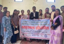 नेपालगञ्जमा सम्पन्न वक्तृत्वकलामा सगुन तिवारी प्रथम