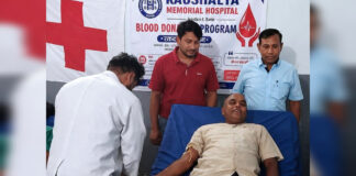 सञ्चारकर्मी जायसवालले गरे १०९औं पटक रक्तदान