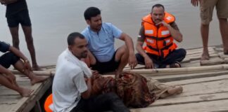 राप्तीमा बगेकी एक महिलाको उद्वार